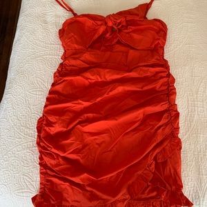 Fashion Nova Ruched Little Thing Mini Dress